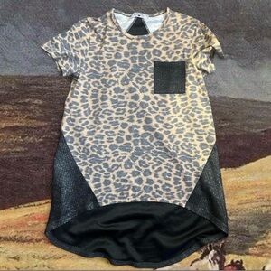 Crazy Train Leopard Y2K Western Top